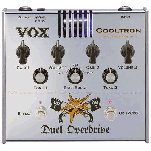 0-VOX CT DO DUEL OVERDRIVE 