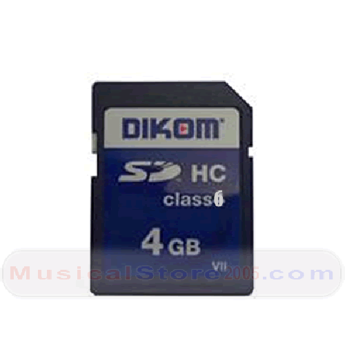 0-DIKOM SD-HC 4GB SUPPORTO 