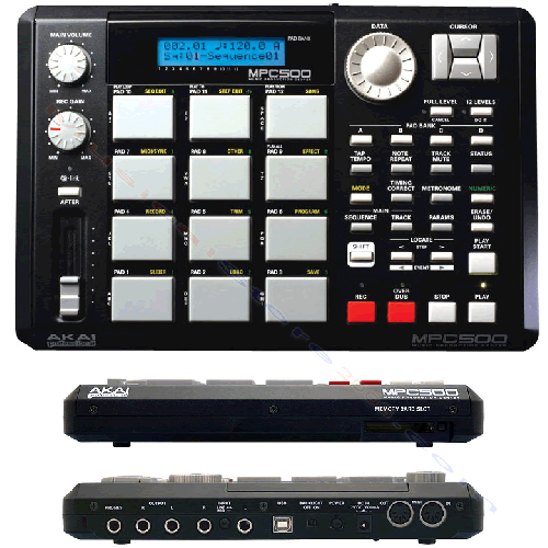 0-AKAI MPC500 - MIDI AUDIO 