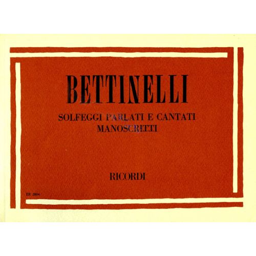 0-RICORDI Bettinelli, B.- S