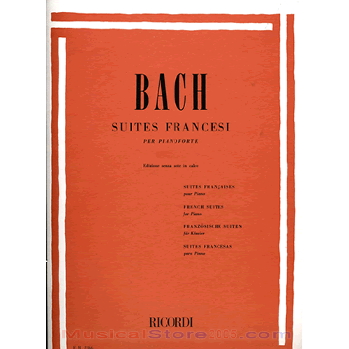 Ricordi J. S. Bach Suites Francesi (Canino)