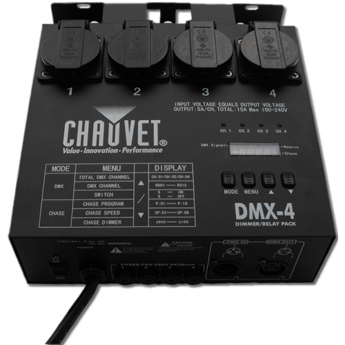 0-CHAUVET DMX 4SH - Dimmer/