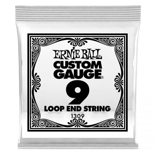 0 Ernie Ball - 1309 Stainless Steel Plain Loop End .009