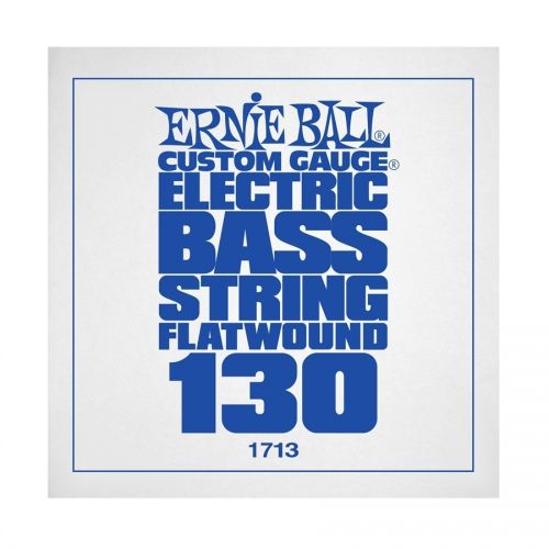 0 Ernie Ball - 1713 Steel Flatwound Bass .130