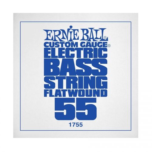 0 Ernie Ball - 1755 Steel Flatwound Bass .055