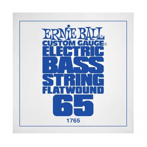 0 Ernie Ball - 1765 Steel Flatwound Bass .065