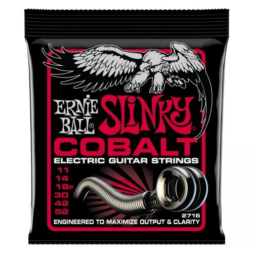 0 Ernie Ball 2716 Burly Slinky Cobalt Guitar 11-52