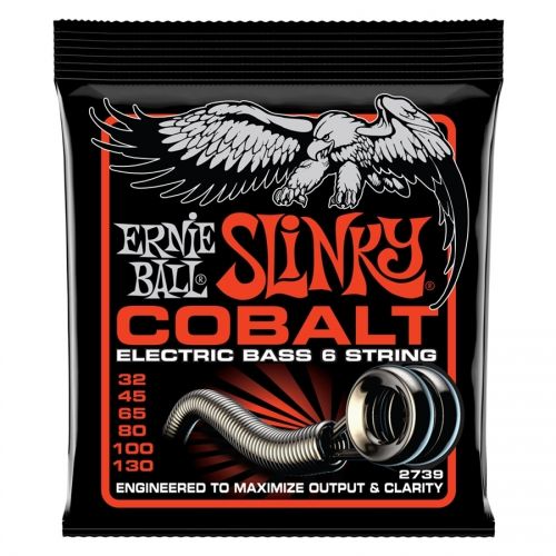 0 Ernie Ball 2739 Slinky Cobalt 6 Bass Str 32-130