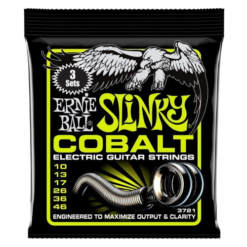 0 Ernie Ball - 3721 Cobalt Regular Slinky 10-46