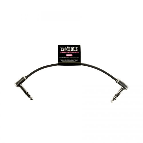 0 Ernie Ball 6408 Single Flat Ribbon Stereo Patch Cable 15,24cm