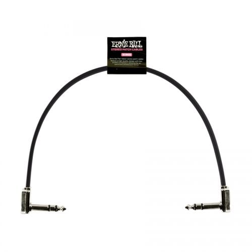 0 Ernie Ball 6409 Single Flat Ribbon Stereo Patch Cable 30,48cm