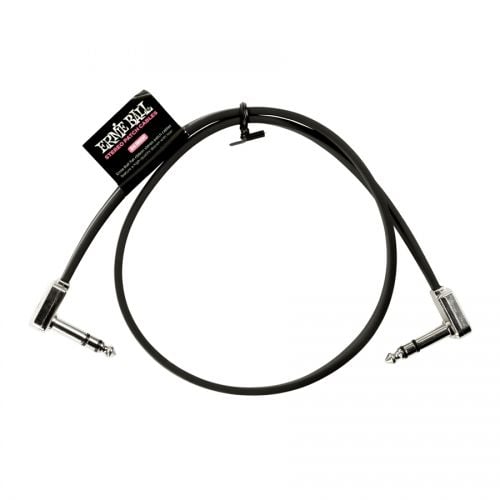 0 Ernie Ball 6410 Single Flat Ribbon Stereo Patch Cable 60,96cm