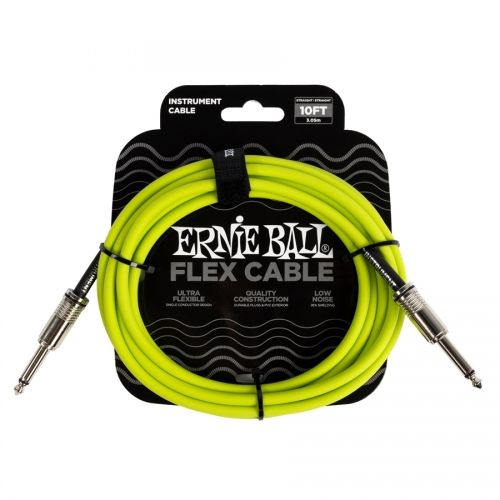 0 Ernie Ball 6414 Flex Cable Green 3m