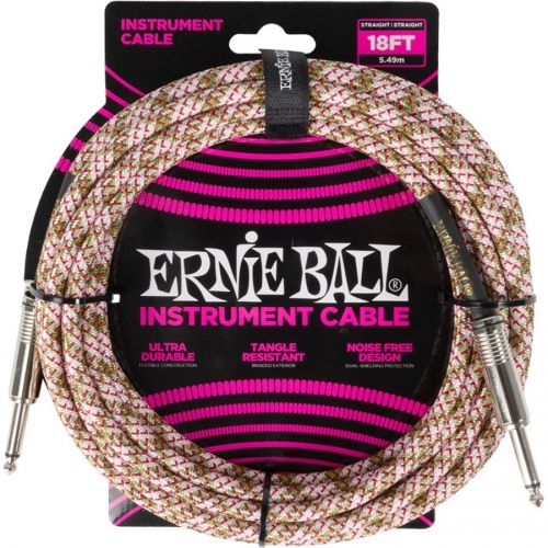 0 Ernie Ball 6430 Braided Cables Emerald Argyle 5,5m