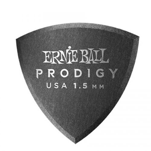 0 Ernie Ball - 9331 Plettri Prodigy Shield Black 1,5mm Busta 6