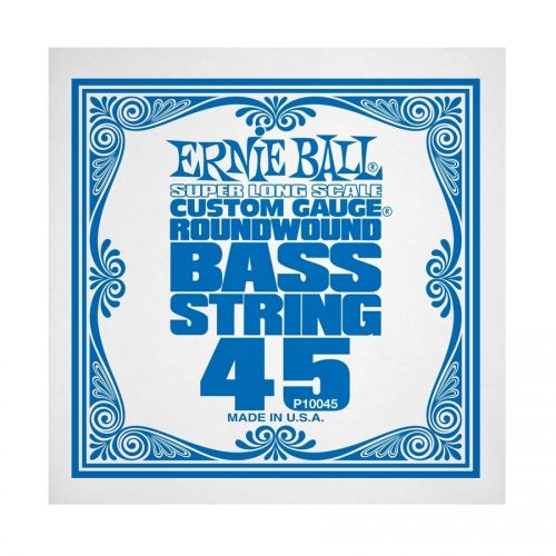 0 Ernie Ball - 0045 Nickel Wound Bass Scala Super Lunga .045