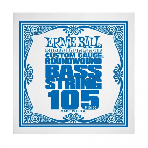 0 Ernie Ball - 0105 Nickel Wound Bass Scala Super Lunga .105