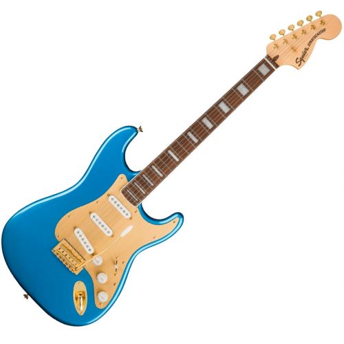Squier 40th Stratocaster Gold Edition Lake Placid Blue