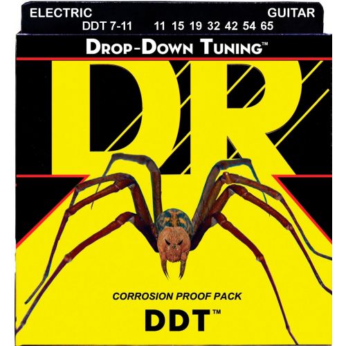 0 Dr DDT7-11 DROP DOWN Corde / set di corde per chitarra elettrica