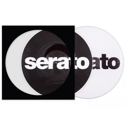 0 SERATO 12 Serato Logo Picture Disc - Coppia Vinili con logo Serato 12