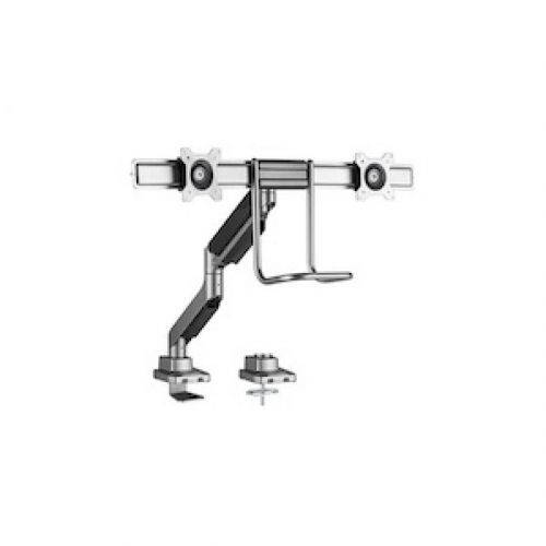 AUDIZIO MAD20F Heavy Duty Double Monitor Arm with Handle 17-32"