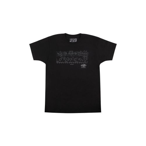 0 EVH EVH Schematic T-Shirt Black L