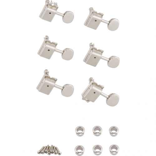 0 FENDER American Vintage Stratocaster/Telecaster Tuning Machines (Nickel) (6)