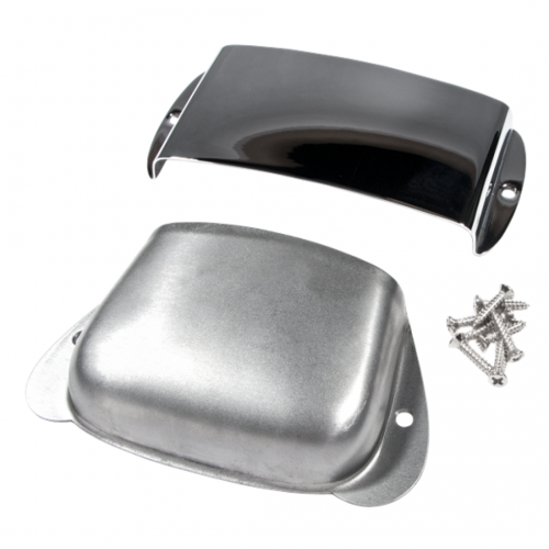 0 FENDER Pure Vintage Precision Bass Ashtray Cover Set Steel/Chrome