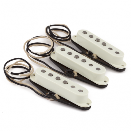 0 FENDER Pure Vintage 59 Strat Pickup Set Vintage White (3)