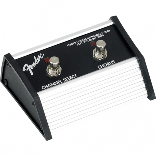 0 FENDER 2-Button Footswitch: Channel / Chorus On/Off with 1/4 Jack
