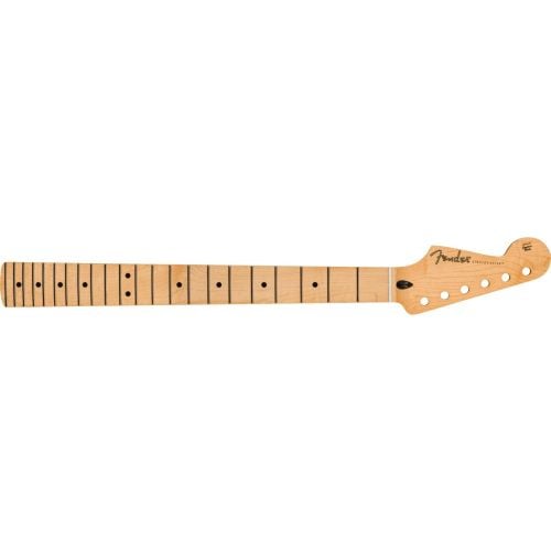 0 Fender Player Series Stratocaster Reverse Headstock Neck, 22 Medium Jumbo Frets, Maple, 9.5", Modern "C"