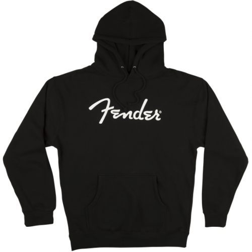 0 FENDER Fender Logo Hoodie Black XL