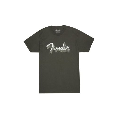 Fender Fender Reflective Ink T-Shirt, Charcoal, M