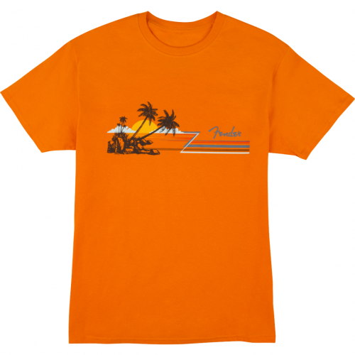 FENDER Fender Hang Loose Unisex T-Shirt Orange XL