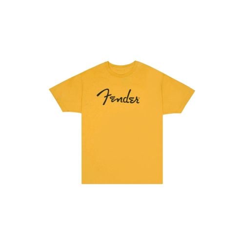 Fender Spaghetti Logo T-Shirt, Butterscotch, XL