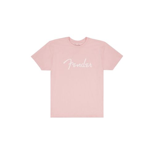 Fender Spaghetti Logo T-Shirt Shell Pink M