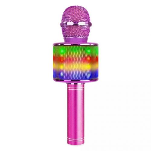 0 Max km15p karaoke micro bt/mp3 led pink