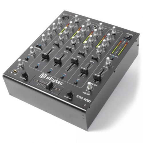 0 SkyTec stm-7010 mixer 4 ch dj mixer usb