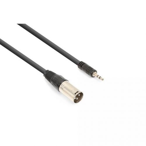 Vonyx cx318-05 cable xlr m-3.5 st. 0.5m