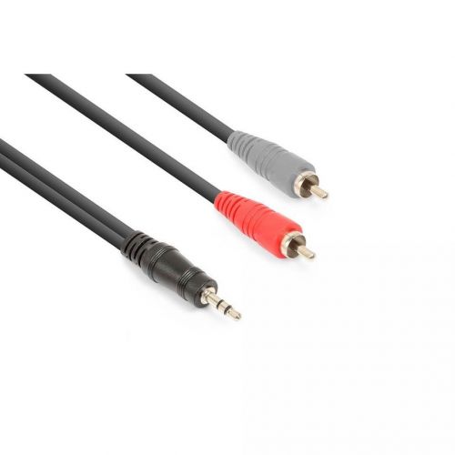 Vonyx cx334-1 cable 3.5 st.- 2xrca m 1.5m