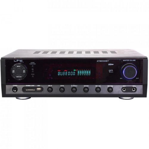 0 LTC Audio ATM6500BT Hifi Stereo Amplifier with Bluetooth & Karaoke 2x 50W + 3x 20W