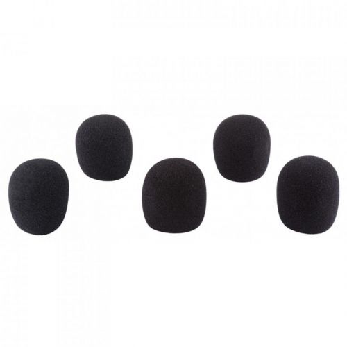 Hilec WINDSCREEN BLACK Microphone windscreen, black (5-pieces set)