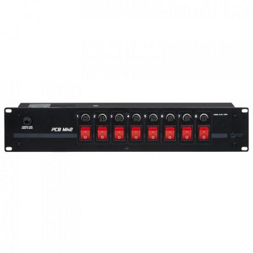 0 JB Systems PC-8 Mk2 GER 16A/8ch rack 19 power distributor