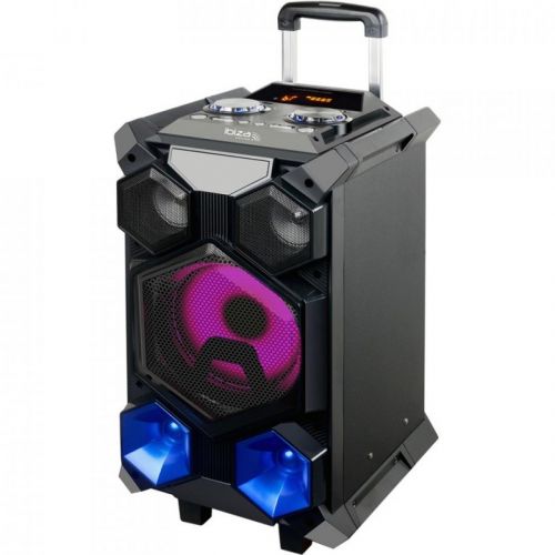 0 Ibiza SPLBOX350-PORT Sound Box Usb/sd, Fm, Bt, Mic+guitar Input, Rec, Rc, Batt - 350w