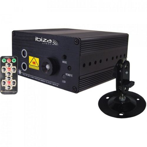 Ibiza LAS160P-MKII Red & Green Mini Firefly Laser with Blue 3W LED