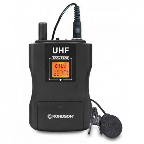 Hand-held transmitter microphone compatible with BE-1020 UHF sets