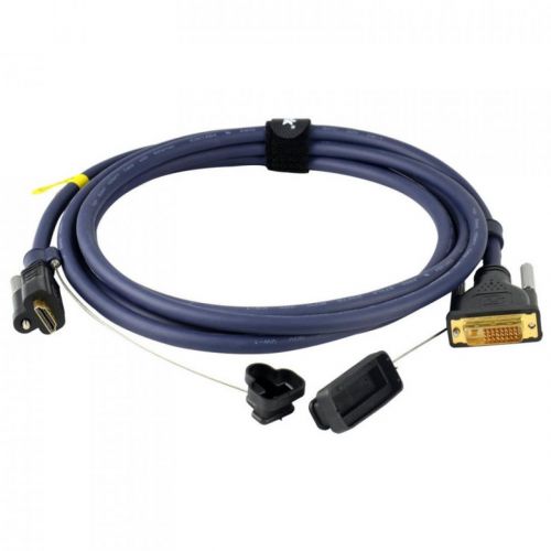 0 RGBlink HDMI-DVI-1.5m DVI-HDMI Cable, locking HDMI - 1.5m
