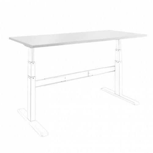 0 celexon Table150 Table top 150 x 75cm for Adjust desk, white