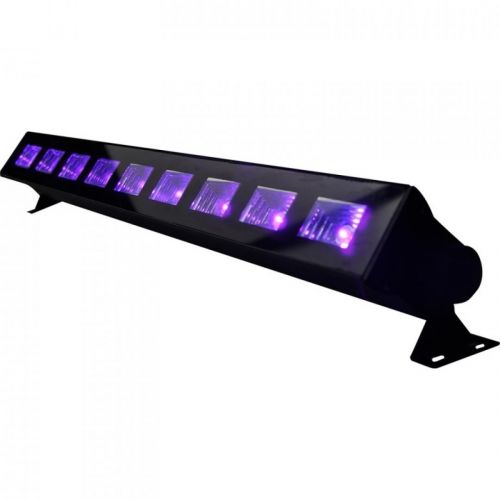 0 Ibiza LED-UVBAR UV LED Bar 9x 3W