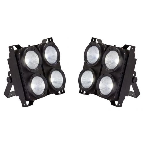 Soundsation 2 x LightBlaster 104 COB - Strobo LED 4x100W COB Bianco Caldo/Bianco Freddo